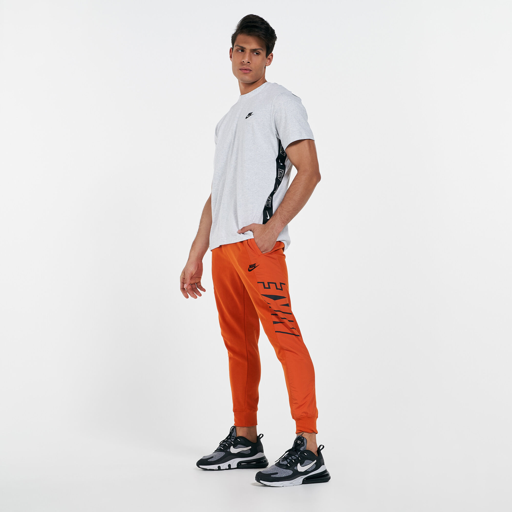 Men's nike orange sweatpants online
