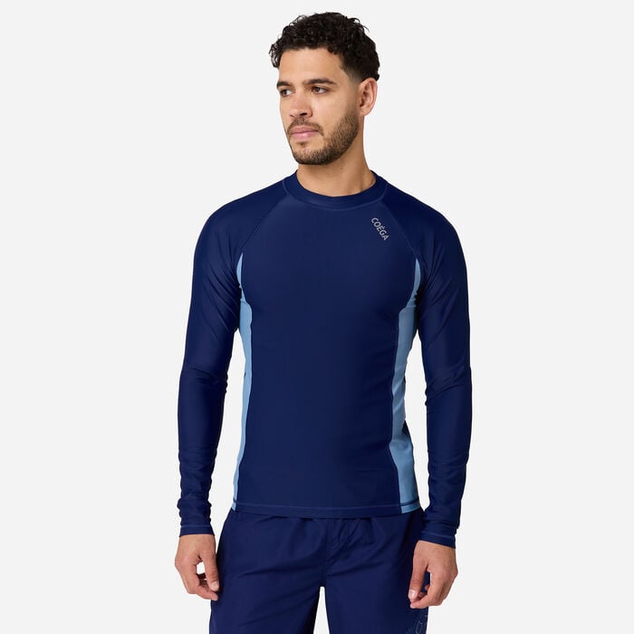 COEGA Men's Swimming Rashguard Blue COEGA Men's Swimming Rashguard Blue image number 0