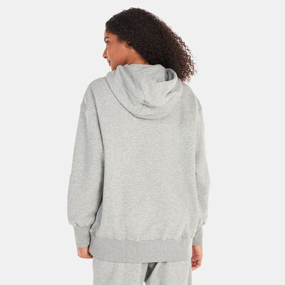 Nike Women's Sportswear Oversized Fleece Hoodie Grey