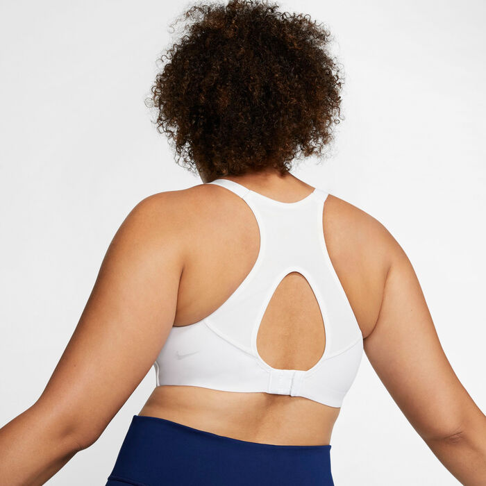 Nike Women's Rival Sports Bra White image number 1