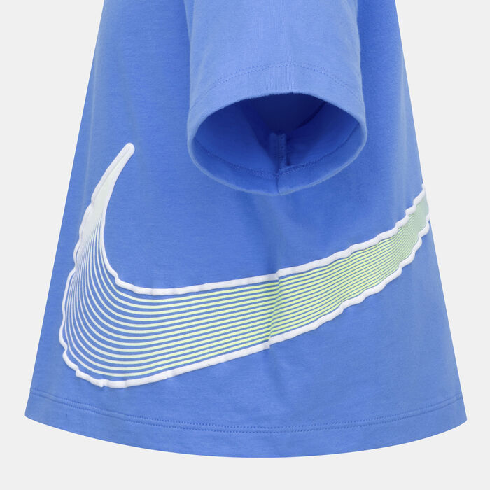 Nike Kids' Swoosh Motion T-Shirt Blue Nike Kids' Swoosh Motion T-Shirt Blue image number 2