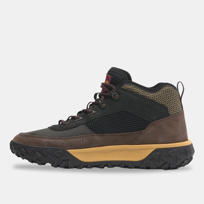 Timberland Men's GreenStride Motion 6 Mid Hiking Shoes Black Timberland Men's GreenStride Motion 6 Mid Hiking Shoes Black image number 2
