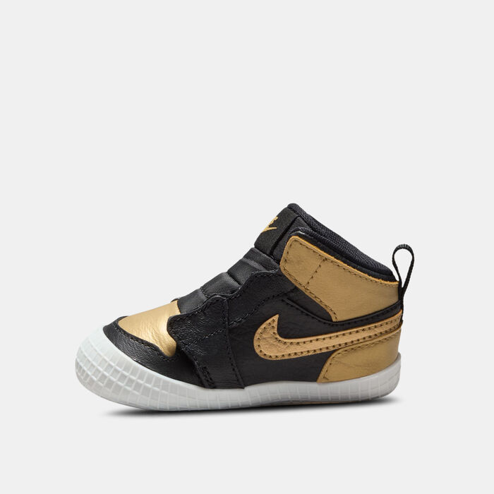 Jordan Kids' 1 Crib Bootie Shoe (Baby and Toddler) Black Jordan Kids' 1 Crib Bootie Shoe (Baby and Toddler) Black image number 2