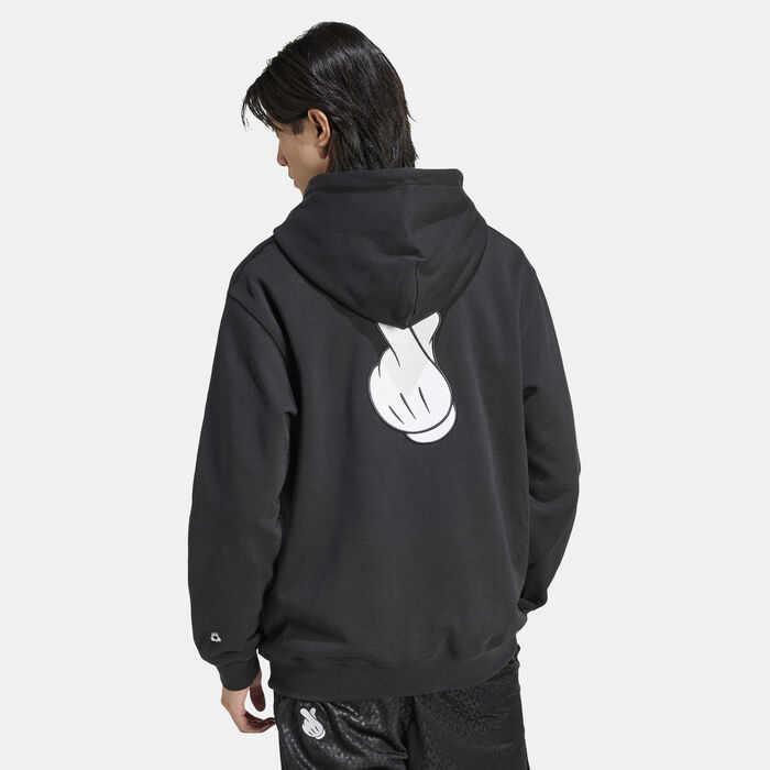 adidas Originals Men's Mickey Mouse x Originals Hoodie Black adidas Originals Men's Mickey Mouse x Originals Hoodie Black image number 1