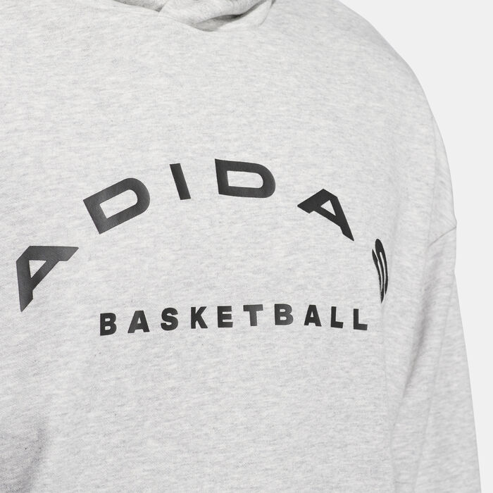 adidas Originals Men's Select Foundation Fleece Hoodie Grey adidas Originals Men's Select Foundation Fleece Hoodie Grey image number 3