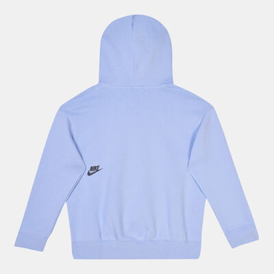 Nike Kids' Sportswear Oversized Pullover Hoodie (Older Kids) Blue