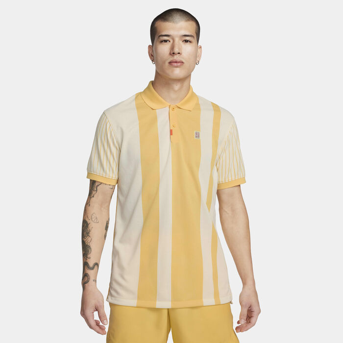 Nike Men's Dri-FIT Polo Shirt yellow Nike Men's Dri-FIT Polo Shirt yellow image number 0
