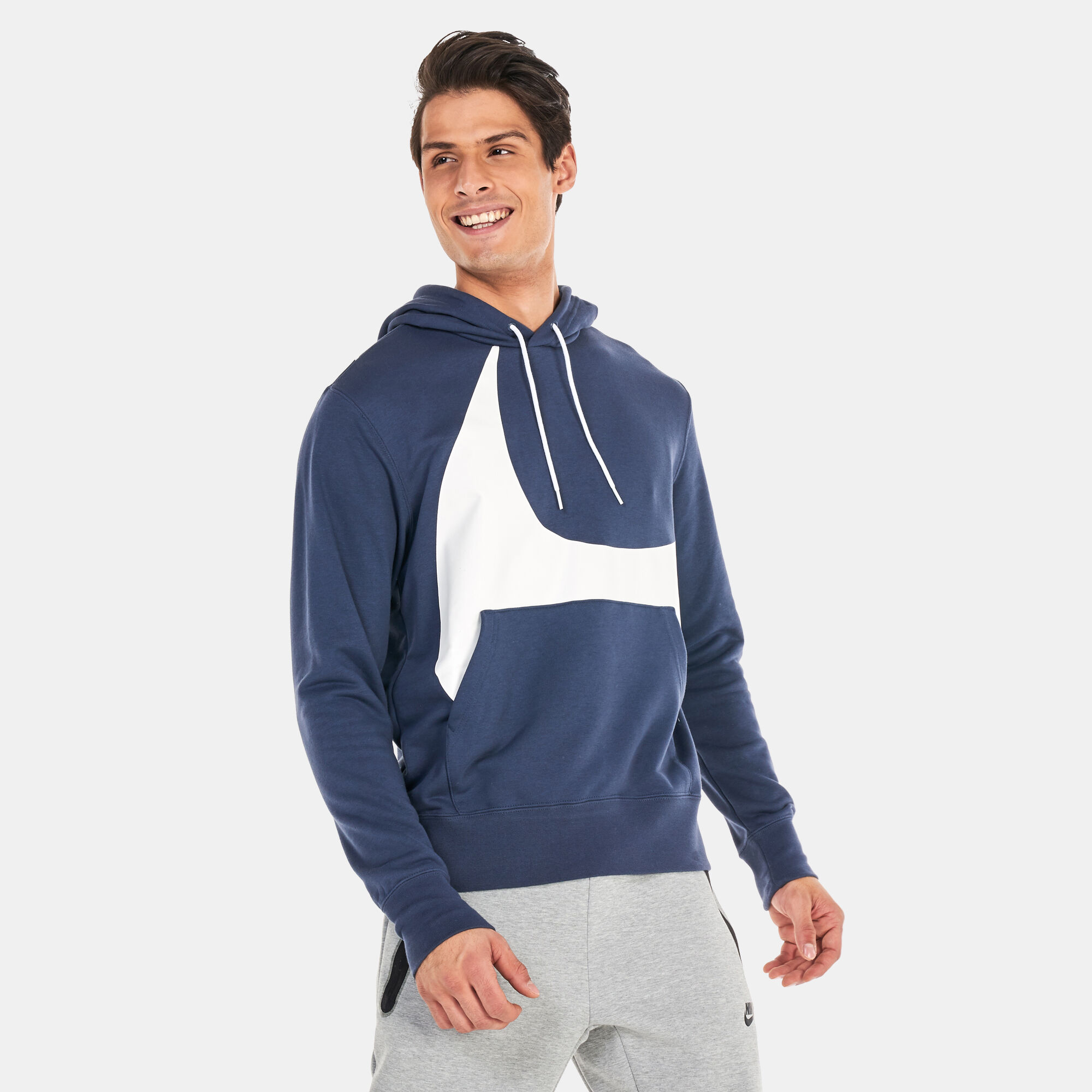 Men s Sportswear Swoosh Hoodie Blue Nike in KSA SSS