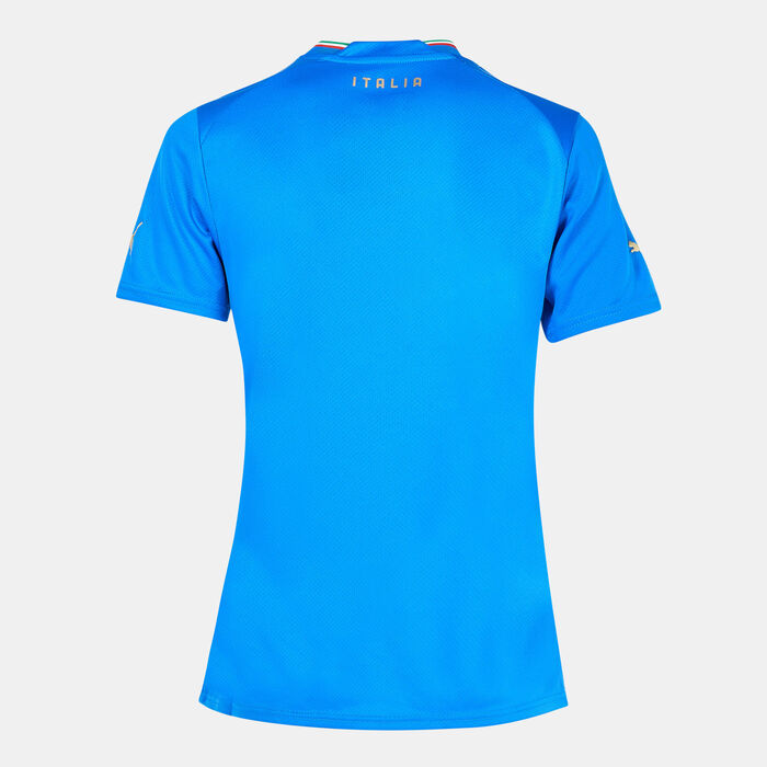 PUMA Women's Italy Home Jersey - 2022/23 Blue PUMA Women's Italy Home Jersey - 2022/23 Blue image number 1
