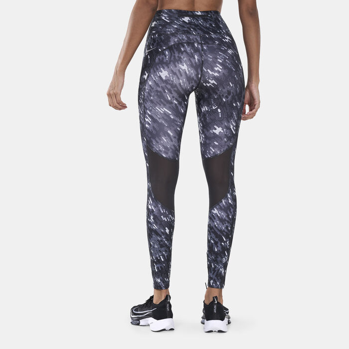 Nike Women's Dri-FIT Fast Running Leggings Grey image number 1
