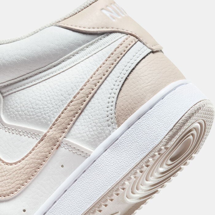 Nike Women's Court Vision Mid Shoes White Nike Women's Court Vision Mid Shoes White image number 5