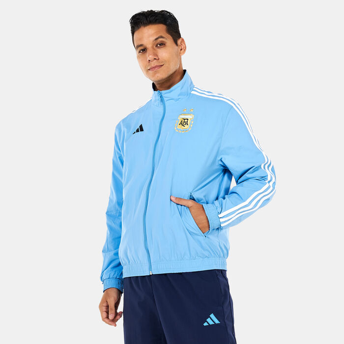 adidas Men's Argentina Anthem Jacket Blue adidas Men's Argentina Anthem Jacket Blue image number 3