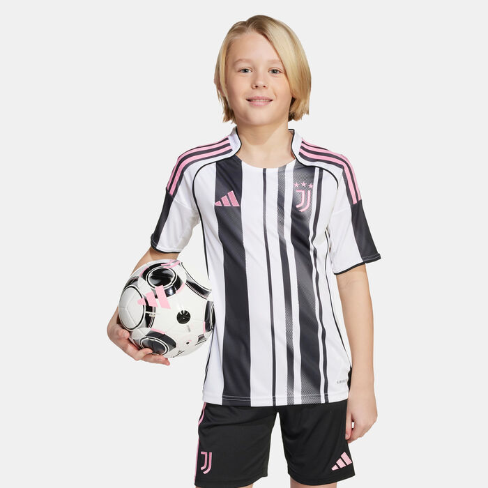 adidas Kids' Juventus 25/26 Home Replica Football Jersey White adidas Kids' Juventus 25/26 Home Replica Football Jersey White image number 0