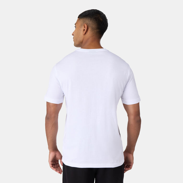 EA7 Emporio Armani Men's Train Logo Series Taped T-Shirt White image number 1