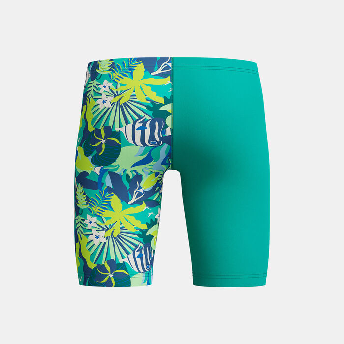 Speedo Kids' Endurance+ Essential Swimming Jammers Green Speedo Kids' Endurance+ Essential Swimming Jammers Green image number 1