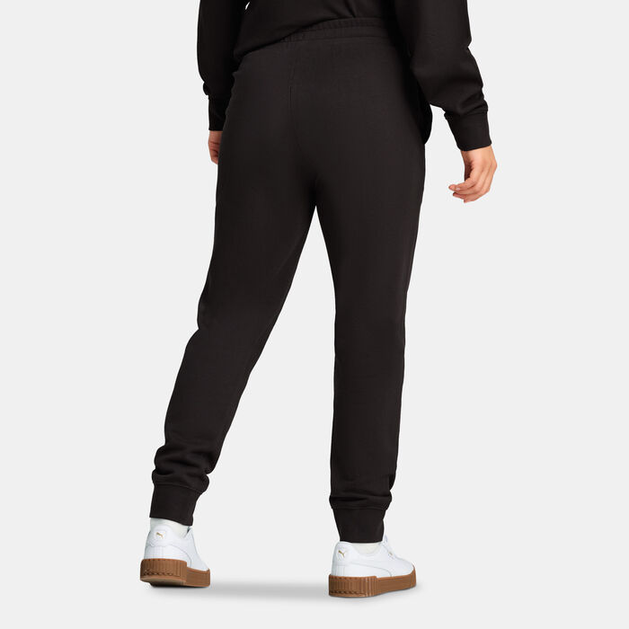 PUMA Women's Essentials Elevated Sweatpants Black PUMA Women's Essentials Elevated Sweatpants Black image number 1