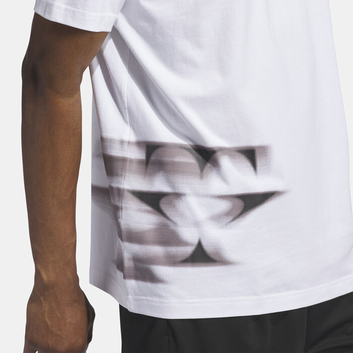 adidas Originals Men's Trae Foundation T-Shirt White adidas Originals Men's Trae Foundation T-Shirt White image number 3