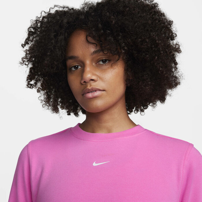 Nike Women's Dri-FIT One Tunic Pink image number 2