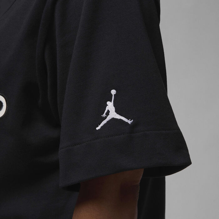 Jordan Men's Flight MVP Baseball Top Black Jordan Men's Flight MVP Baseball Top Black image number 4