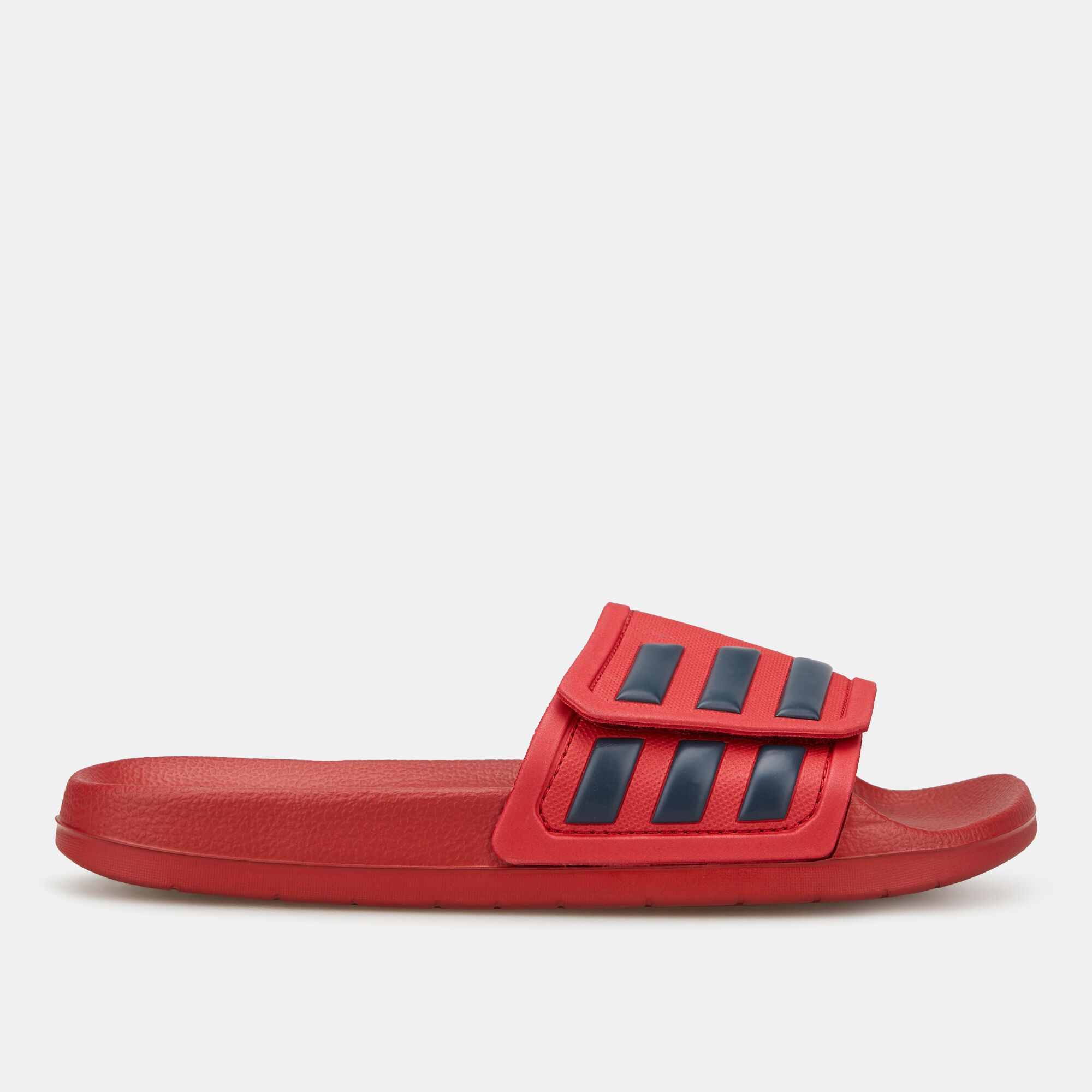Red adidas cloudfoam slides online