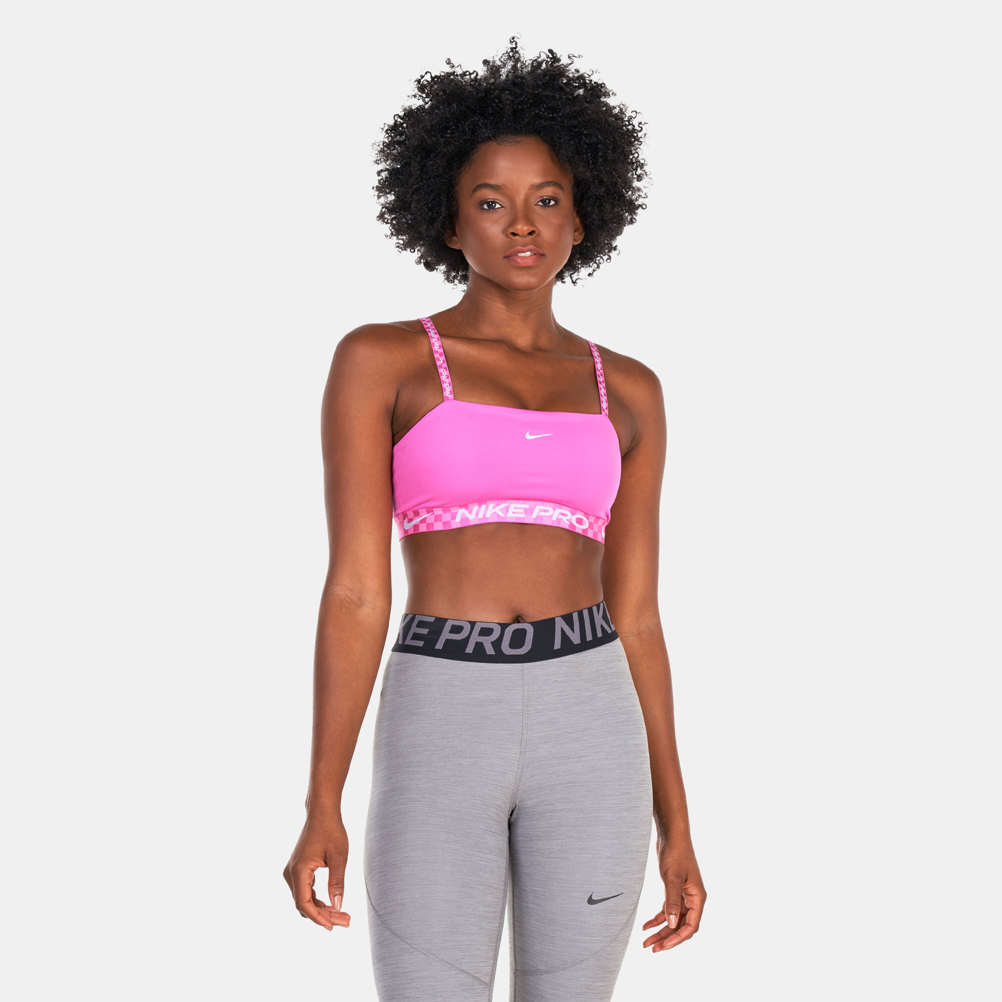 Buy Nike Women's Polyester Wire Free Fitness/Workout Sports Bra  (CN5263-458_Indigo Storm/Laser Fuchsia_XL) at