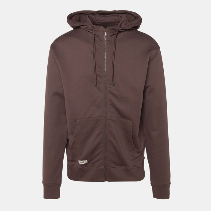 Sun and Sand Sports Men's Zipper Hoodie Brown image number 0