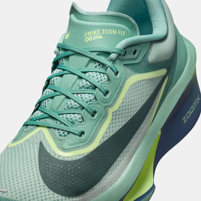 Nike Men's Zoom Fly 6 Road Running Shoes Green Nike Men's Zoom Fly 6 Road Running Shoes Green image number 4