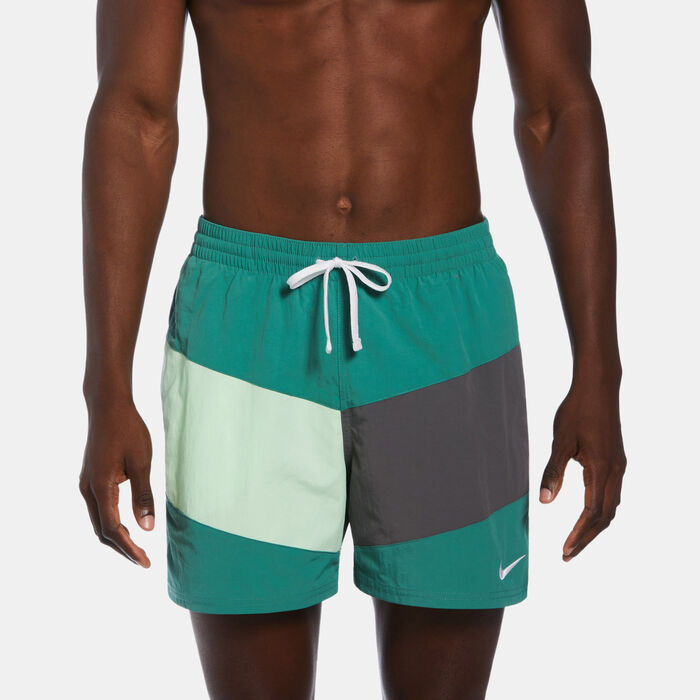 Nike Swim Men's Logo Swimming Shorts Green Nike Swim Men's Logo Swimming Shorts Green image number 0