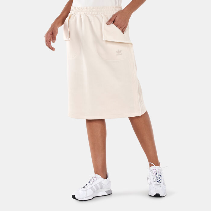 adidas Originals Women's Adicolor Clean Classics Skirt Beige image number 0