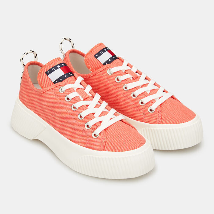 Tommy Hilfiger Women's Vulcanized Platform Shoes Brown Tommy Hilfiger Women's Vulcanized Platform Shoes Brown image number 1