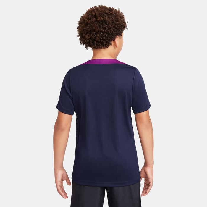 Nike Kids' FC Barcelona Strike Pre-Match Football Top Purple Nike Kids' FC Barcelona Strike Pre-Match Football Top Purple image number 1