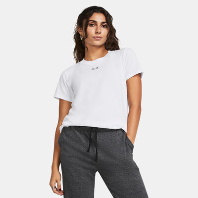 Under Armour Women's Rival Core T-Shirt White