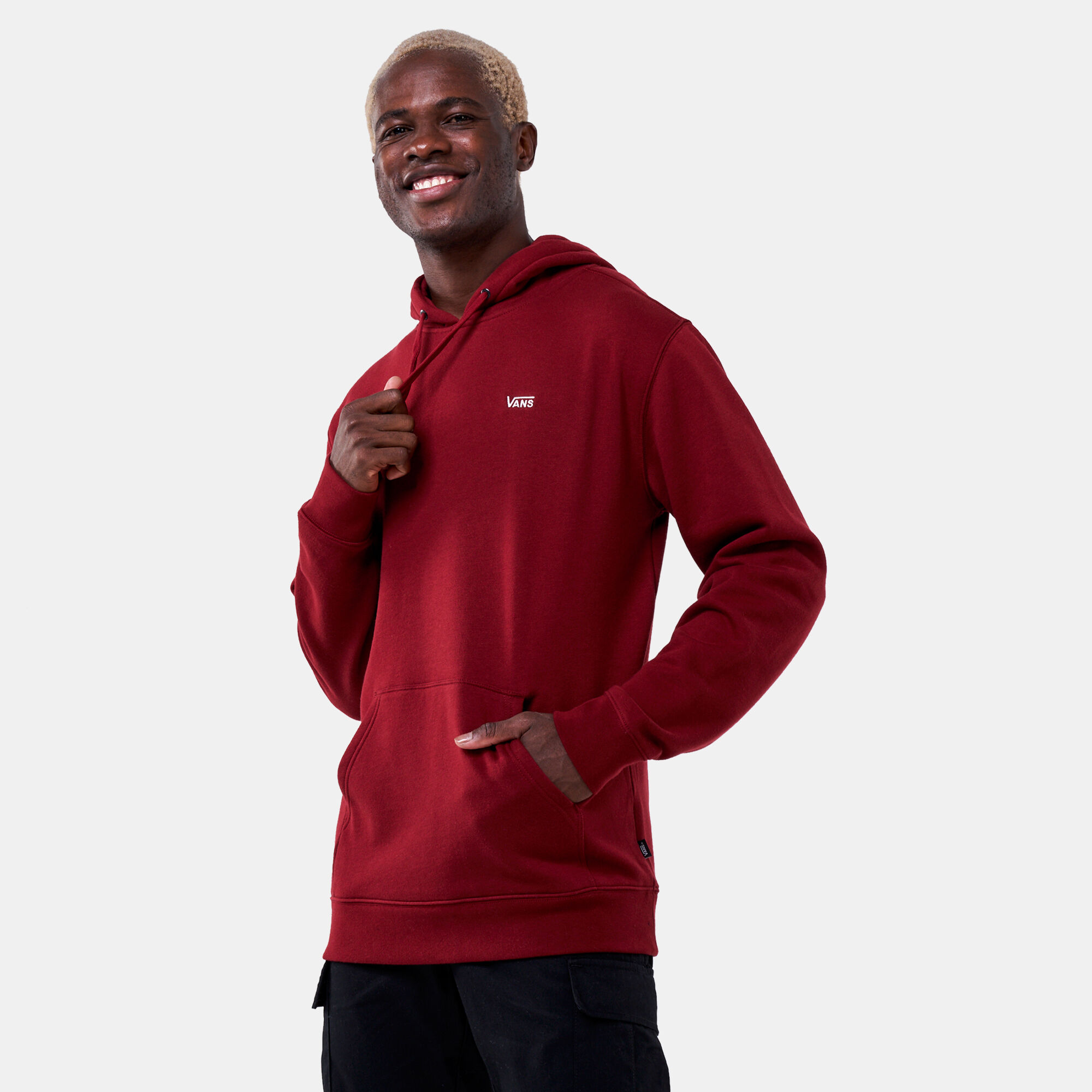 Vans hoodie shop mens red