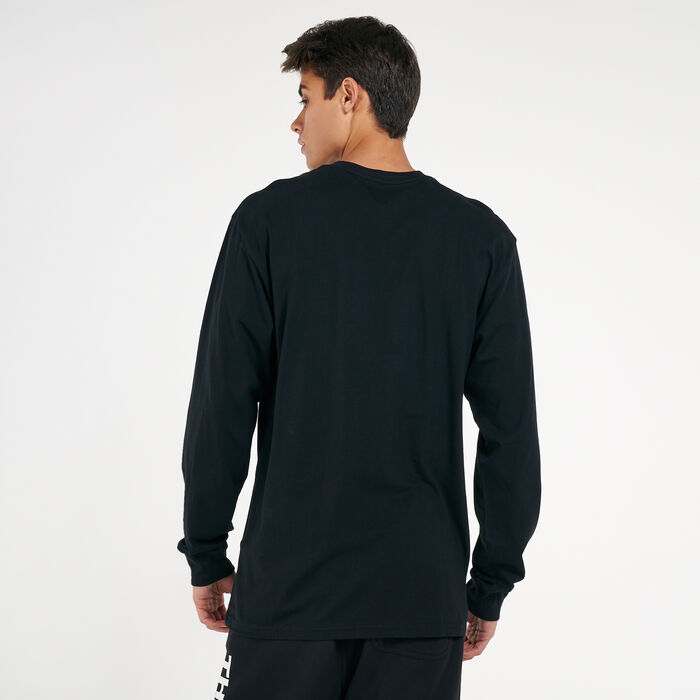 Vans Men's Classic Long Sleeves T-Shirt Black Vans Men's Classic Long Sleeves T-Shirt Black image number 1