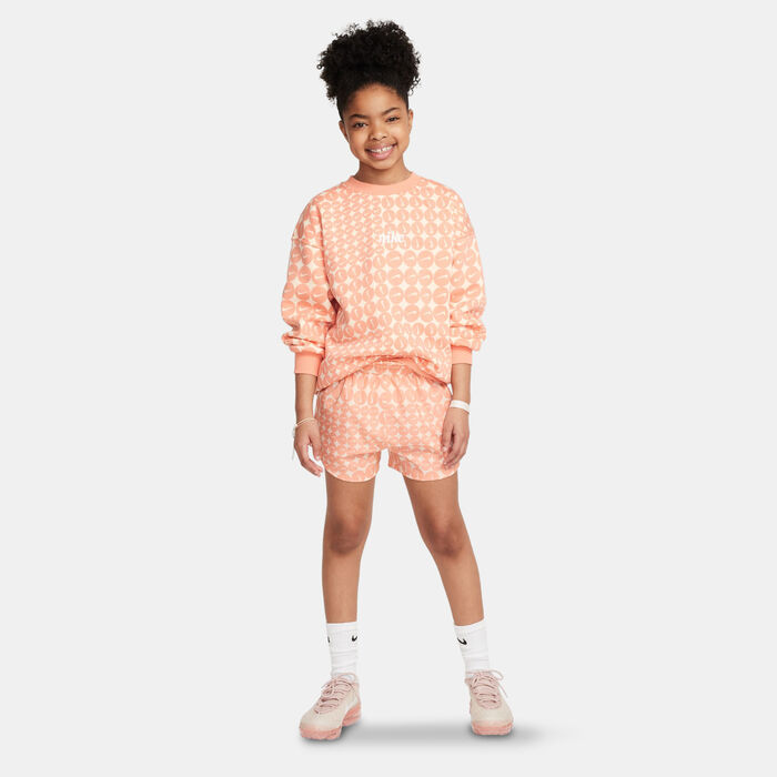 Nike Kids' Sportswear Club Fleece Sweatshirt Peach Nike Kids' Sportswear Club Fleece Sweatshirt Peach image number 2