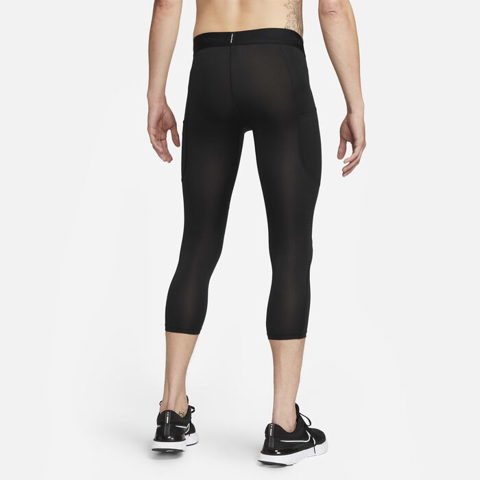 Nike Men's Pro Dri-FIT Fitness Tights Black image number 1