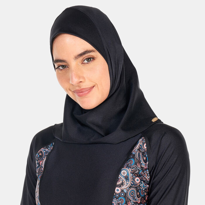 COEGA Women's Modest 3-Piece Swimsuit Black image number 3