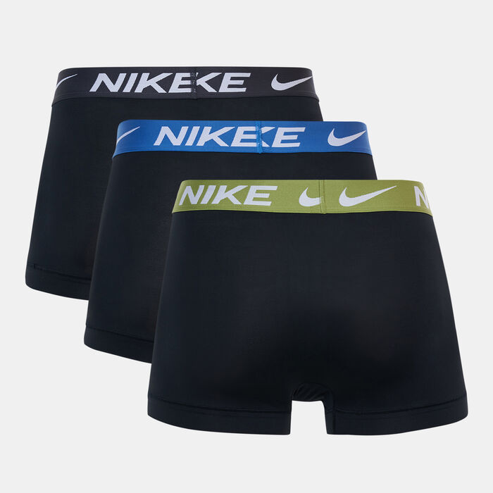 Nike Men's Dri-FIT Essential Micro Briefs (3 Pack) Black Nike Men's Dri-FIT Essential Micro Briefs (3 Pack) Black image number 1