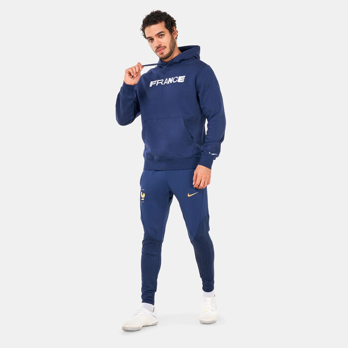 Nike Men’s France Club Fleece Hoodie Blue Nike Men’s France Club Fleece Hoodie Blue image number 2