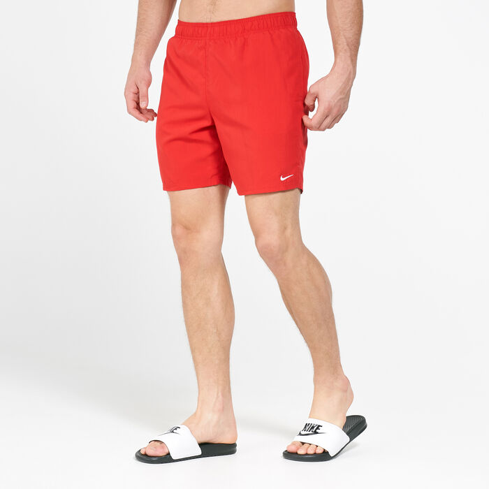 Nike Swim Men's 7-inch Volley Swimming Shorts Red image number 0