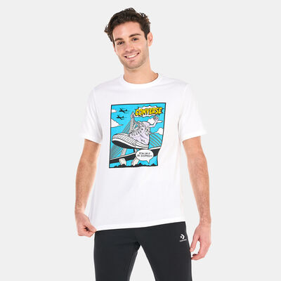 Converse Men's Shoe Hero T-Shirt White Converse Men's Shoe Hero T-Shirt White