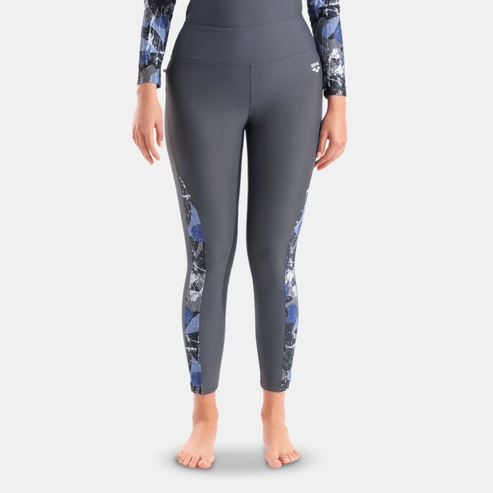 Arena Women's Modesty Swimming Leggings Multi-Color Arena Women's Modesty Swimming Leggings Multi-Color image number 0