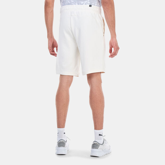 PUMA Men's Essentials+ Two-Tone Shorts Beige PUMA Men's Essentials+ Two-Tone Shorts Beige image number 1
