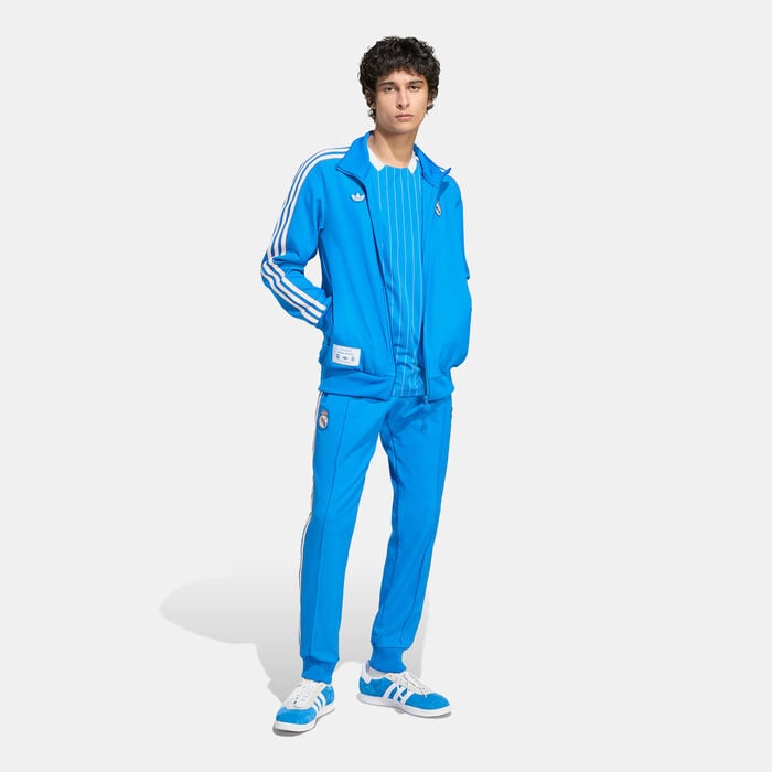 adidas Men's Real Madrid Terrace Icons Track Jacket Blue adidas Men's Real Madrid Terrace Icons Track Jacket Blue image number 2