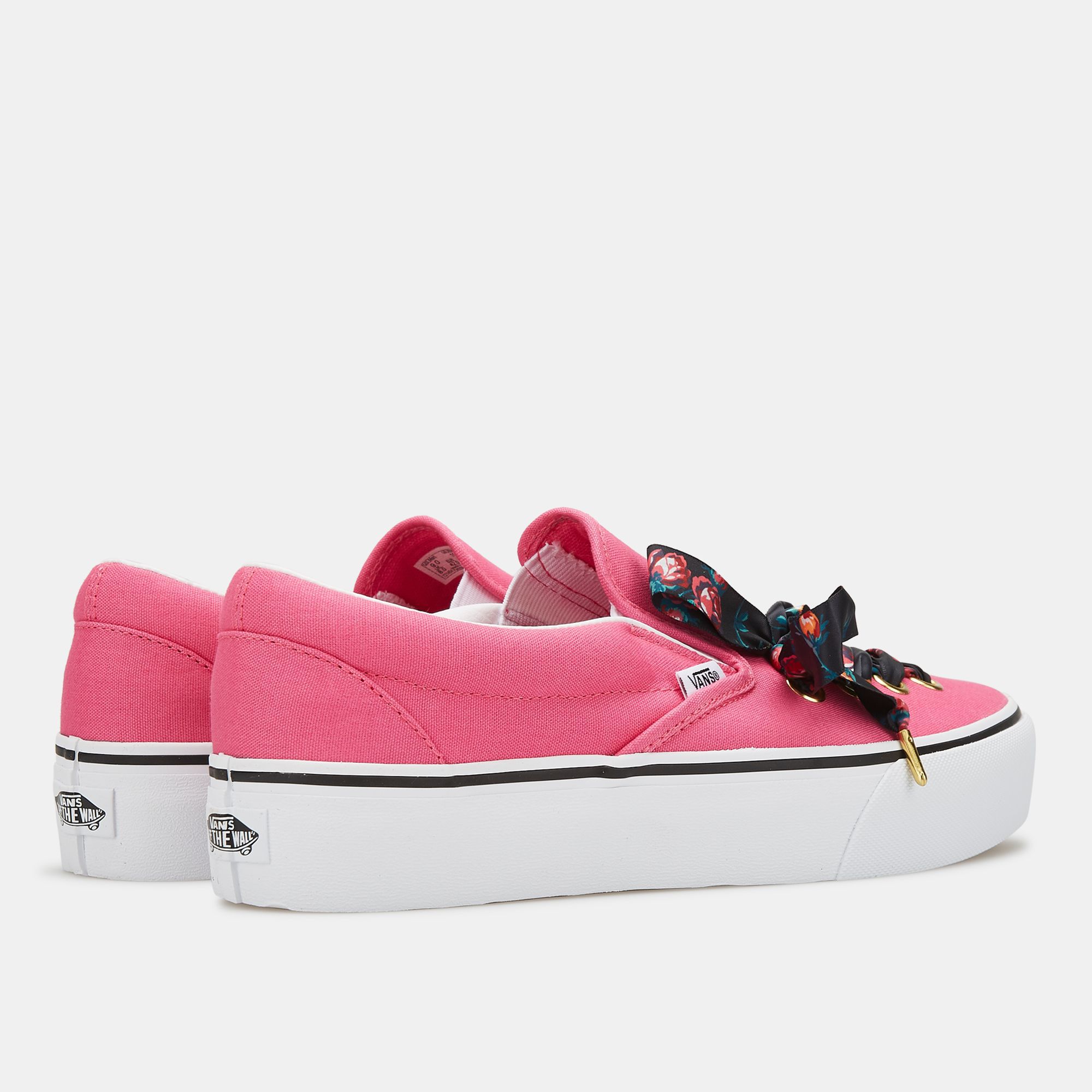 Pink slip on platform vans 2025