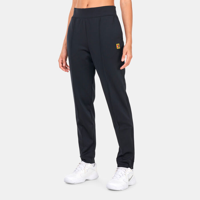 Nike Women's Dri-FIT Court Tennis Pants Black image number 0