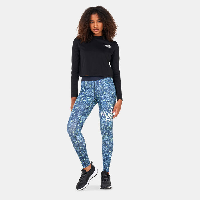 The North Face Women's Longsleeve Crop Top Black The North Face Women's Longsleeve Crop Top Black image number 2