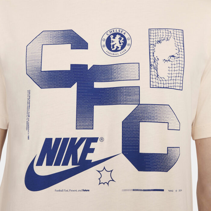 Nike Men's Chelsea Football T-Shirt Beige Nike Men's Chelsea Football T-Shirt Beige image number 3