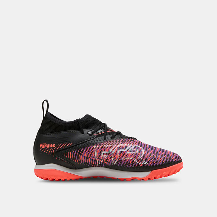 PUMA Kids' FUTURE 8 MATCH+ Turf Ground Football Shoes White image number 2