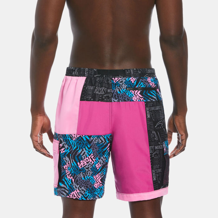 Nike Swim Men's Volley Swimming Shorts Multi-Color Nike Swim Men's Volley Swimming Shorts Multi-Color image number 1